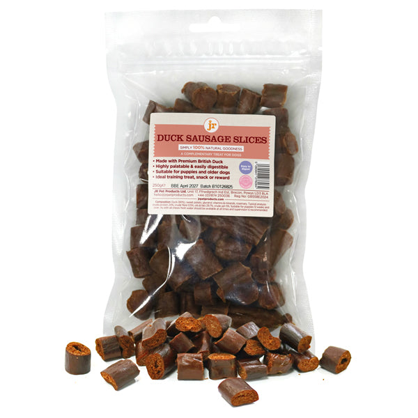 JR Pet Products Sliced Duck Sausage 250G