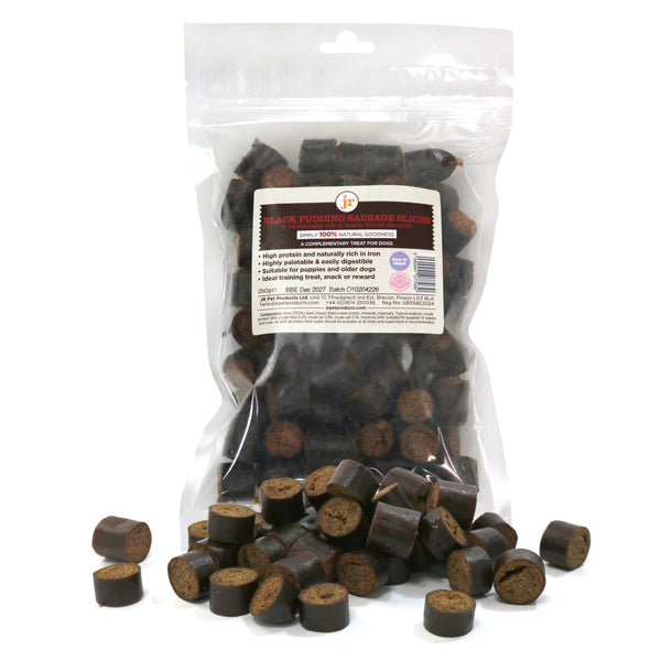 British Sliced Black Pudding Sausages 250g