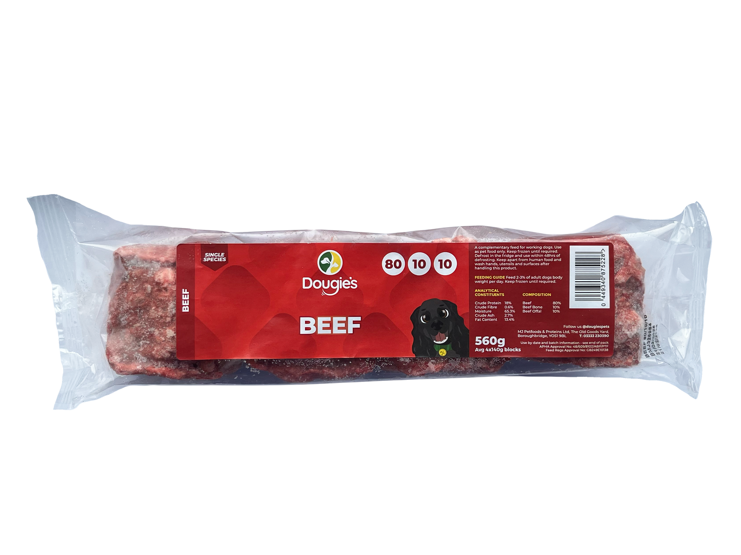 Dougie`s Beef 80/10/10 560g