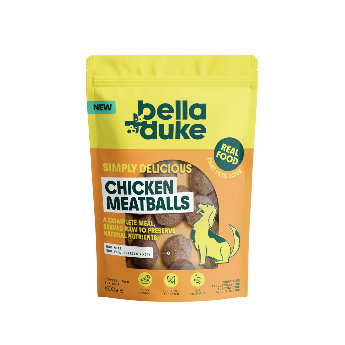 Bella & Duke Chicken Complete Meatballs 600g