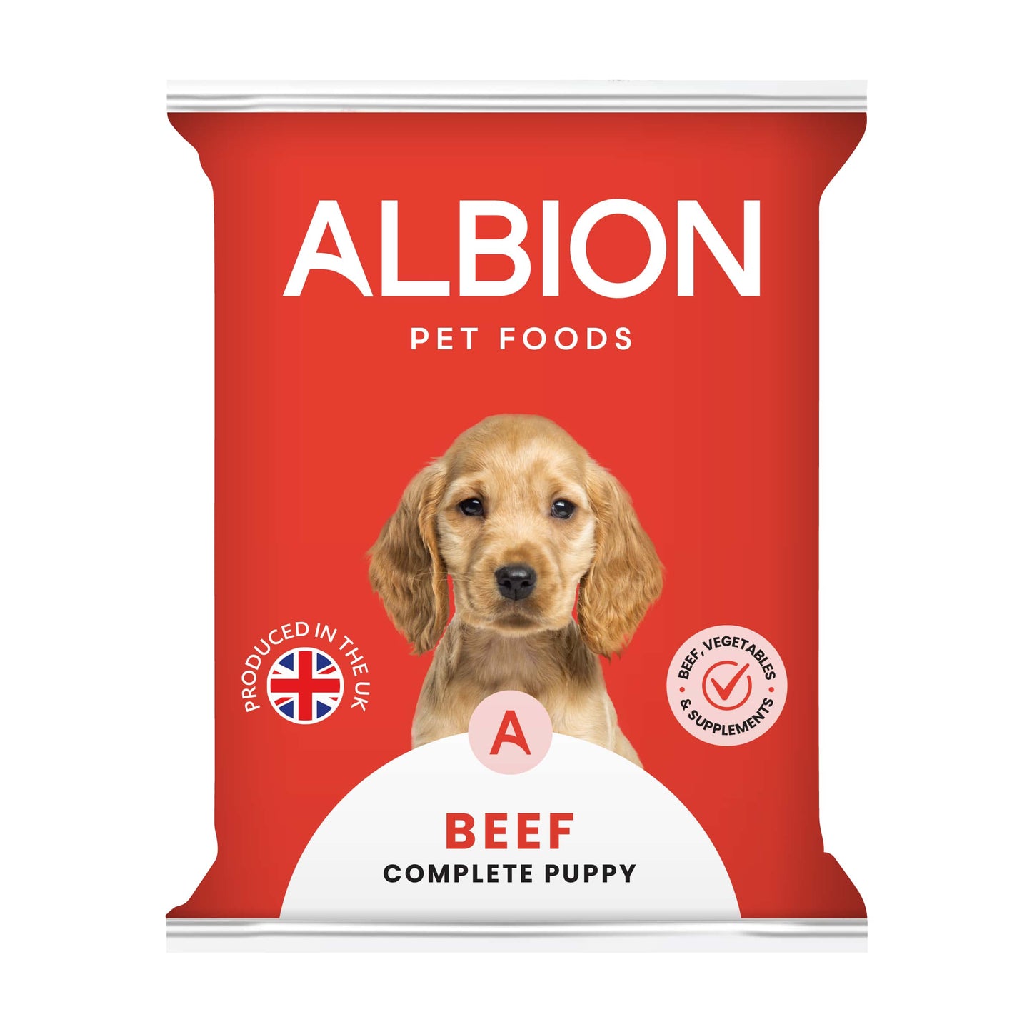 Albion Complete Puppy Beef 454g