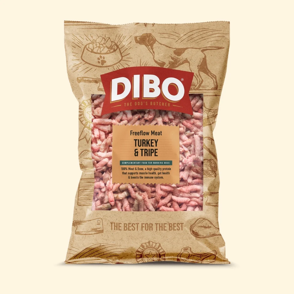 Dibo Turkey & Tripe Freeflow Mince 1kg