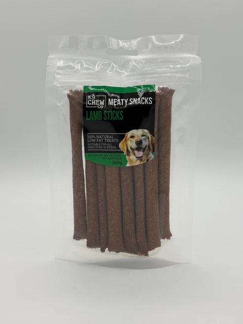 K9 Chew Meaty Snack Lamb Sticks 100g