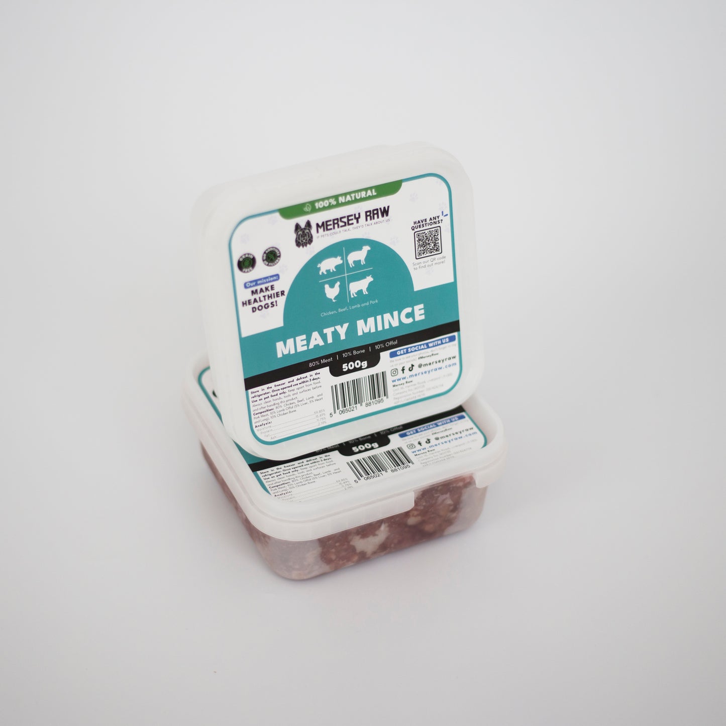 Mersey Raw Meaty Mince Complete 500g
