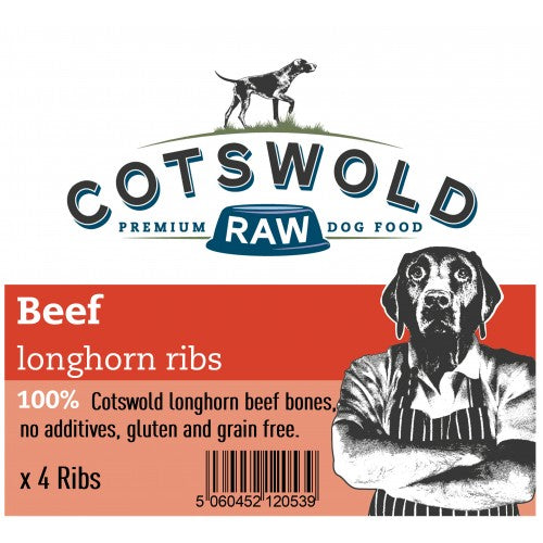 Cotswold Raw Beef Longhorn Ribs