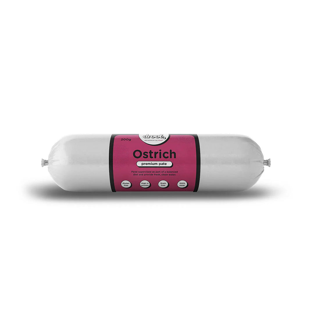 Drool Premium Ostrich Pate 200g