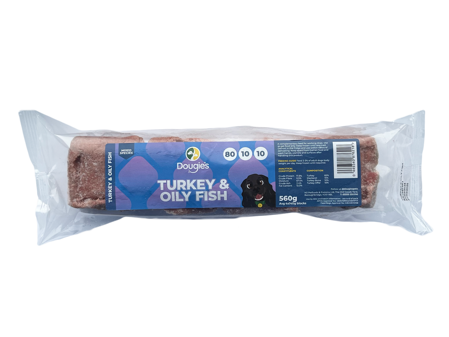 Dougie`s Turkey & Oily Fish 560g