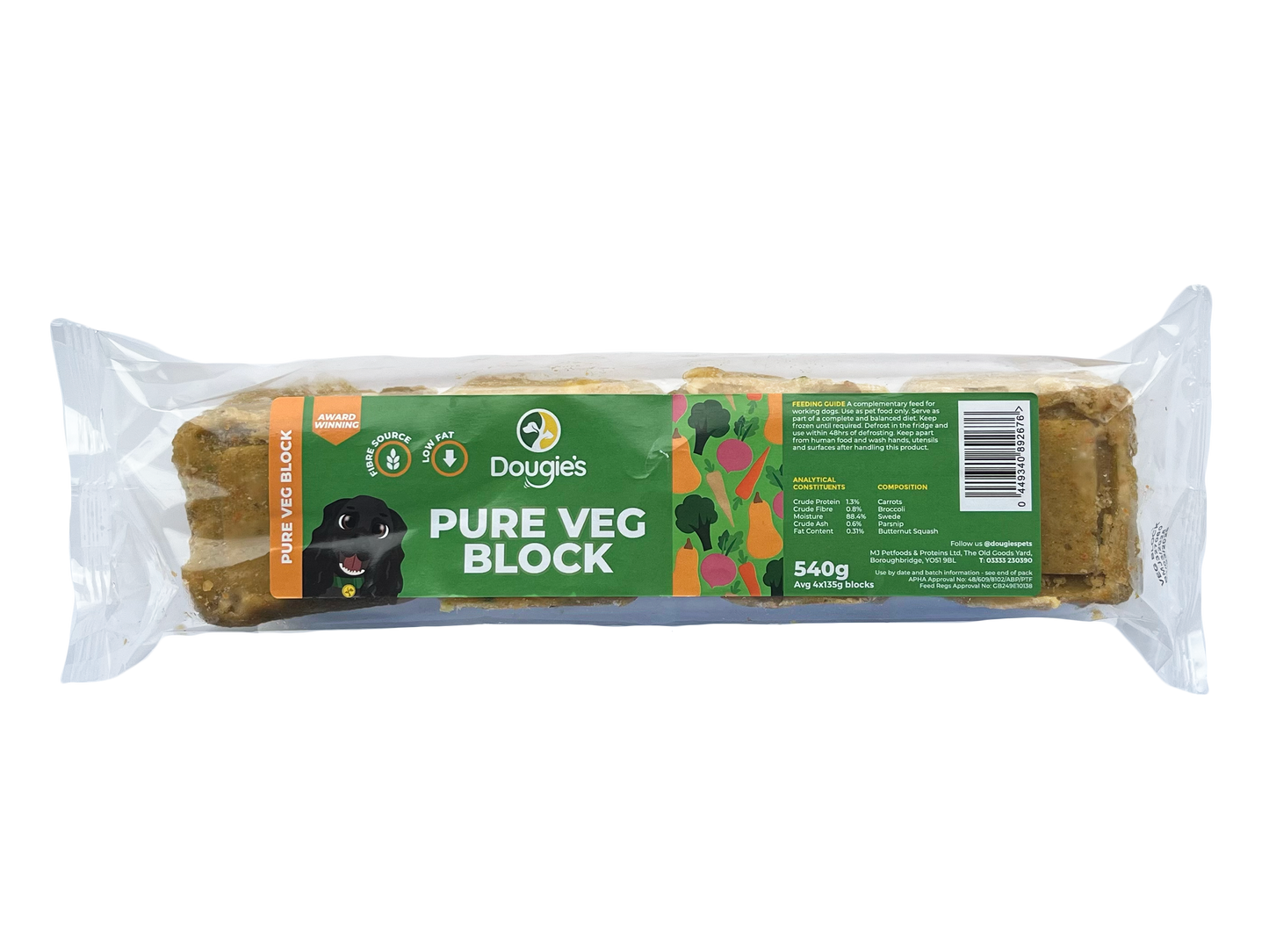 Dougie`s Pure Veg Block 540g