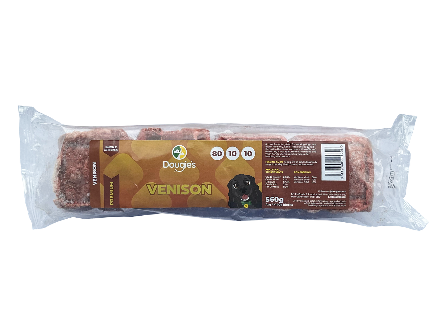 Dougie`s Venison 80/10/10 560g