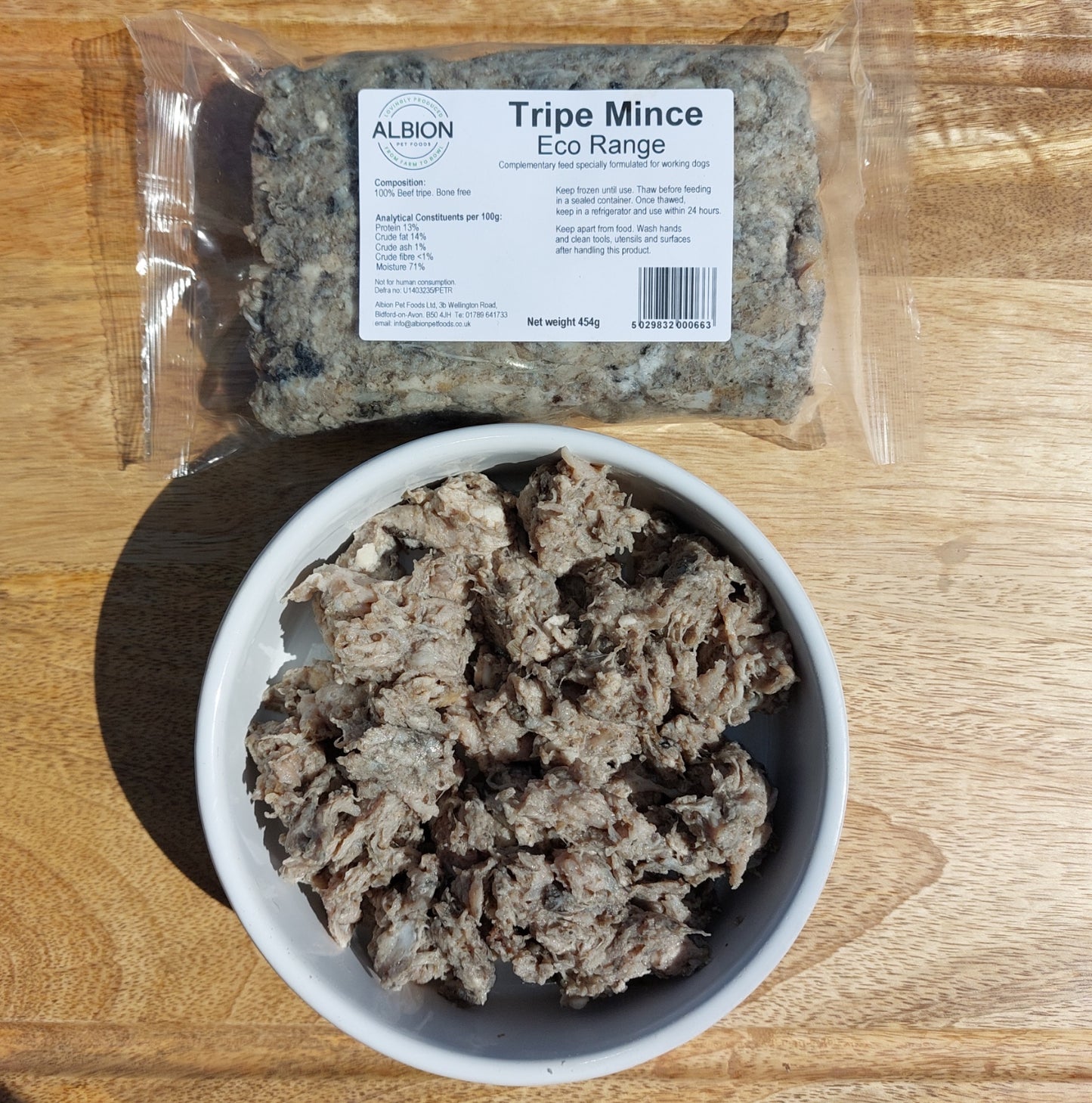 Albion Eco Tripe Mince 454g