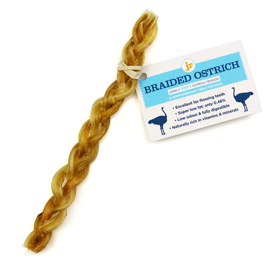 JR Pet Products Braided Ostrich
