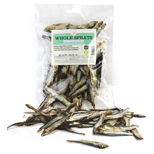 JR Whole Baltic Sprats 85g