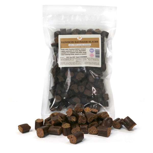 British Sliced Venison Sausages 250g