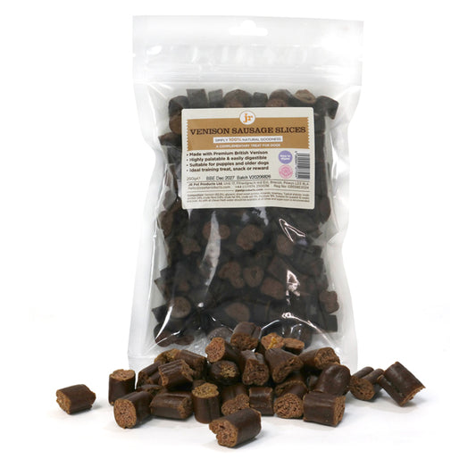 British Sliced Venison Sausages 250g