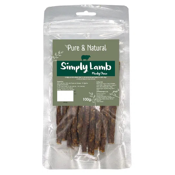 Lamb Meaty Chews 100g