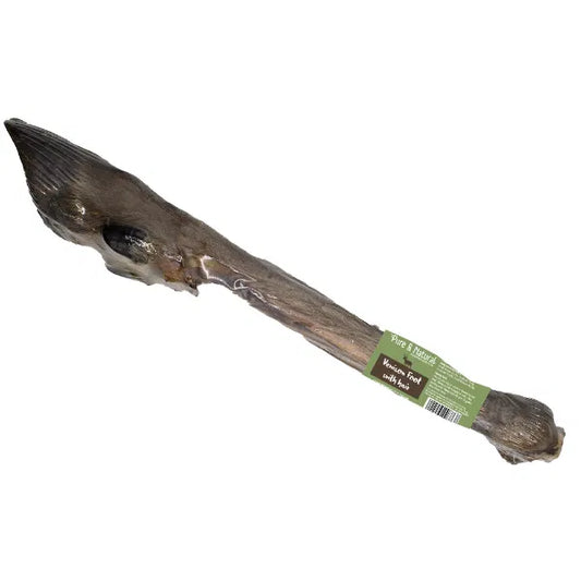 Pure & Natural Venison foot with Hair
