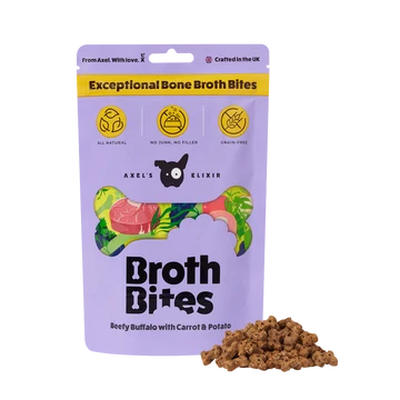 Axel Elixir Bone Broth Bites Beefy Buffalo with Carrot & Potato 100g