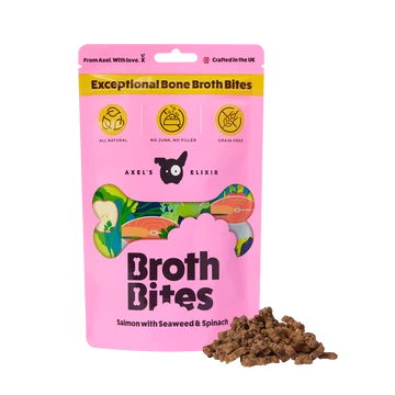Axel Elixir Bone Broth Bites Salmon & Seaweed 100g