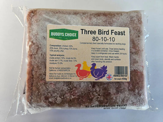Albion Buddy`s Choice Three Bird Feast 80/10/10 454g