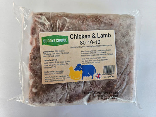 Albion Buddy`s Choice Chicken & Lamb 80/10/10 454g