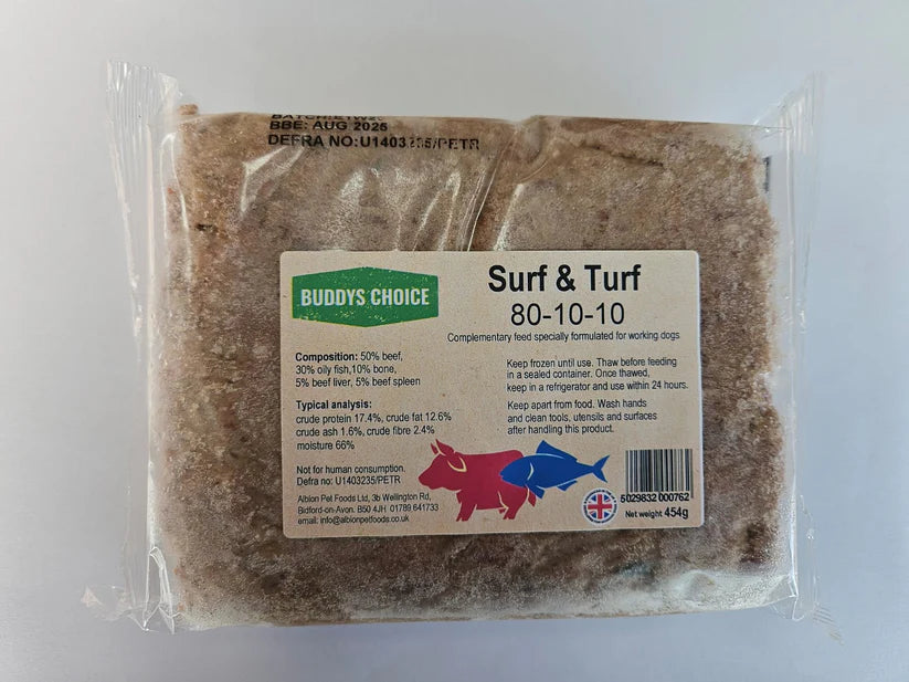 Albion Buddy`s Choice Surf & Turf 80/10/10 454g