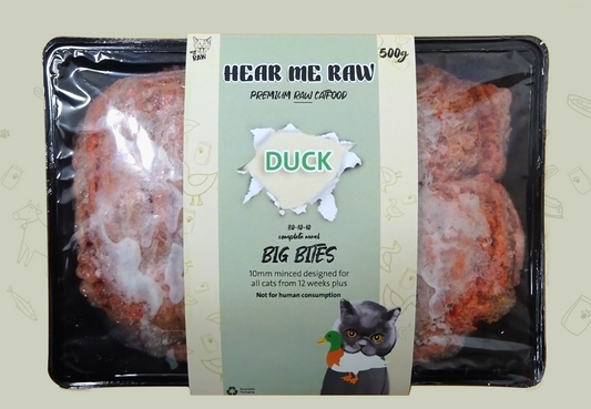 Hear me Raw Cat Duck Complete 500g