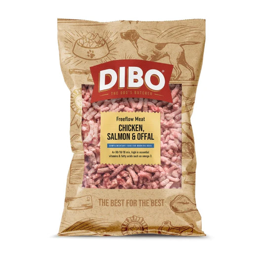 Dibo Chicken, Salmon & Offal Freeflow 1kg