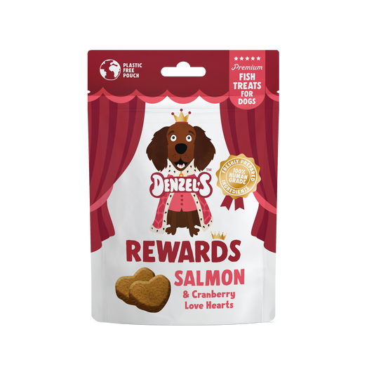Denzels Salmon & Cranberry Love Heart Rewards 70g