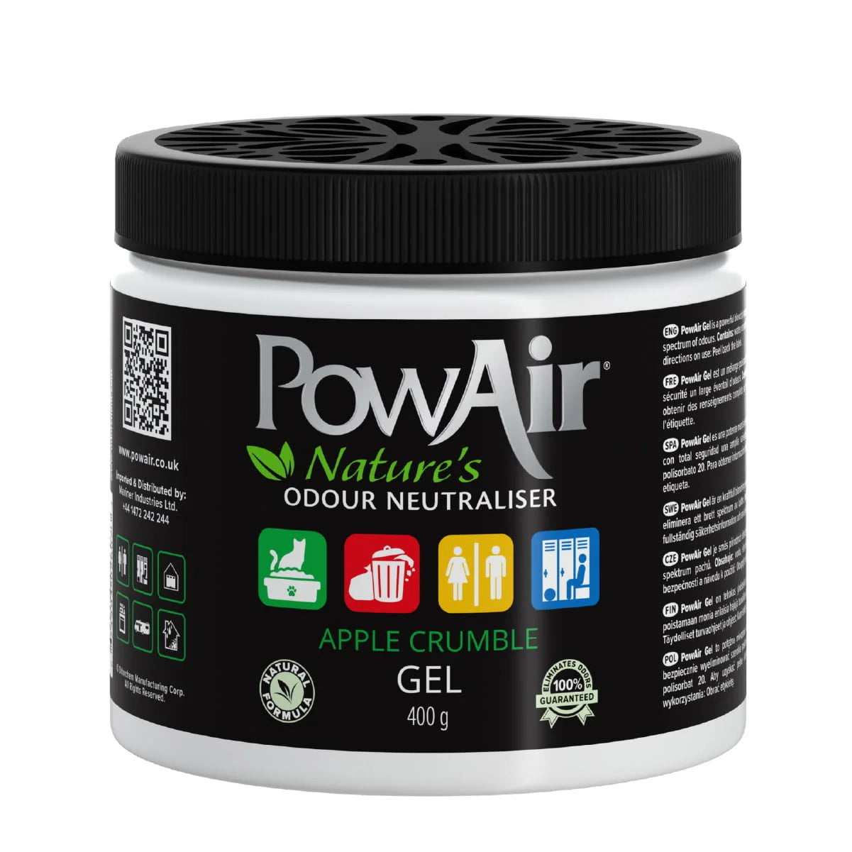 Pow Air Gel 400g Jar - Apple Crumble