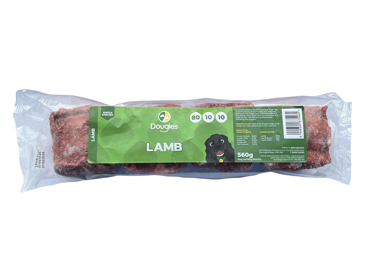 Dougie`s Lamb 80/10/10 560g