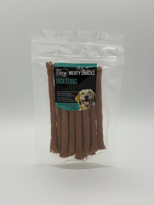 K9 Chew Meaty Snack Duck Sticks 100g