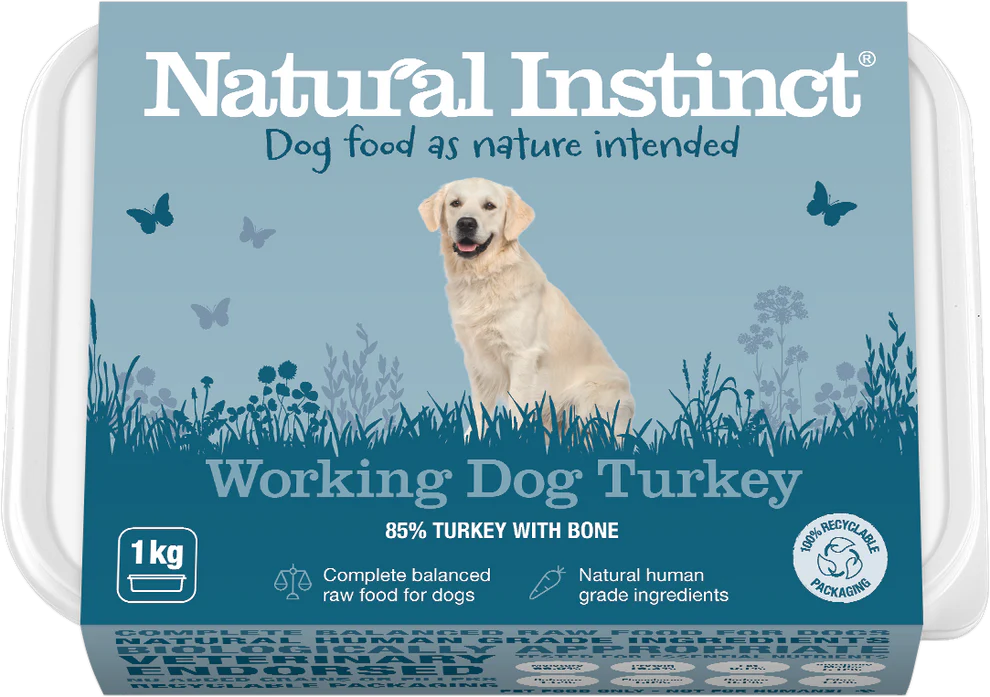 Natural Instinct Working Dog Turkey 1kg