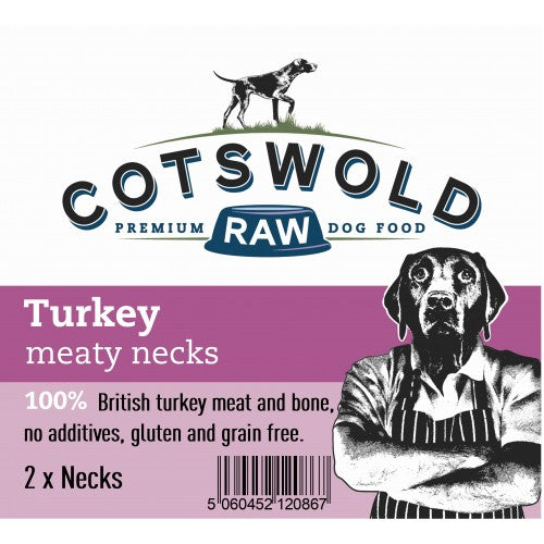 Cotswold Raw Turkey Necks x 2