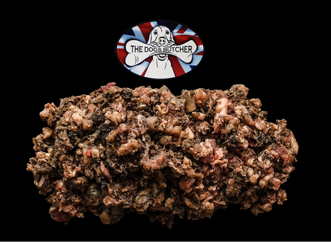 The Dogs Butcher Ox Tripe with Turkey 1kg 80/10/10