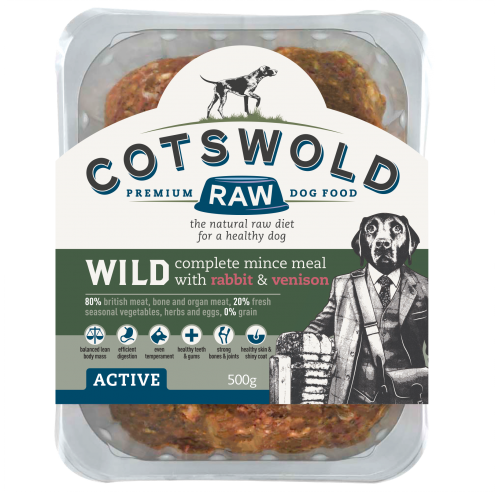 Cotswold Raw Wild Rabbit & Venison Mince 1kg