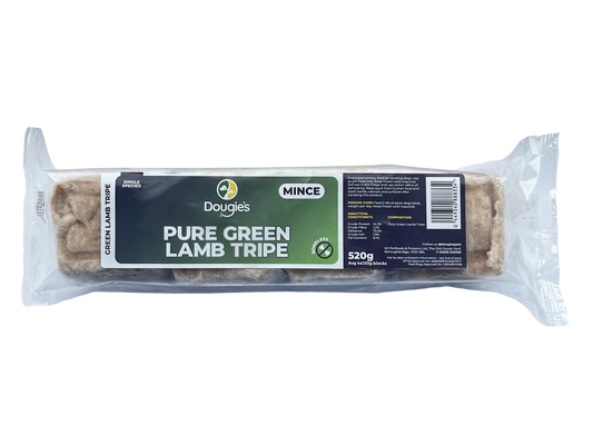 Dougie`s Pure Green Lamb Tripe 520g