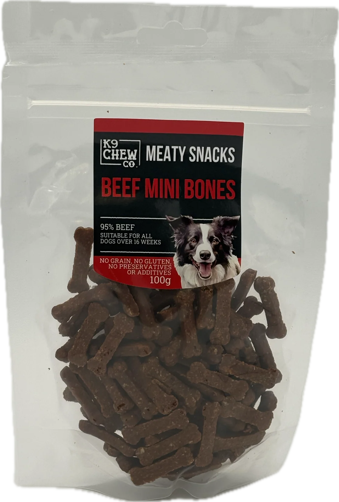 K9 Chew Beef Mini Bones 100g