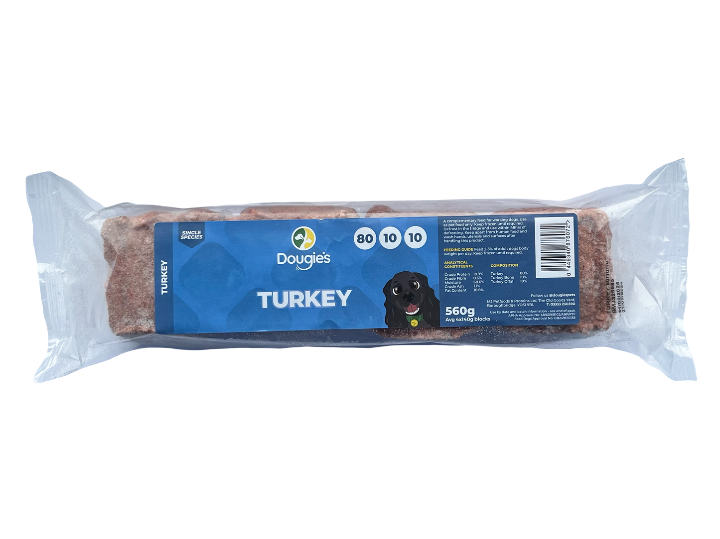 Dougie`s Turkey 80/10/10 560g