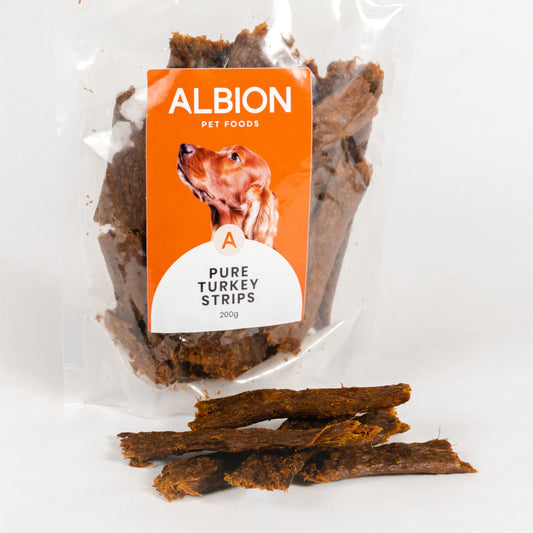 Albion Pure Turkey Meat Strips 100g